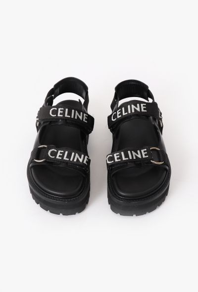 Céline 2022 Logo Platform Sandals - 2 Céline 2022 Logo Platform Sandals - 2