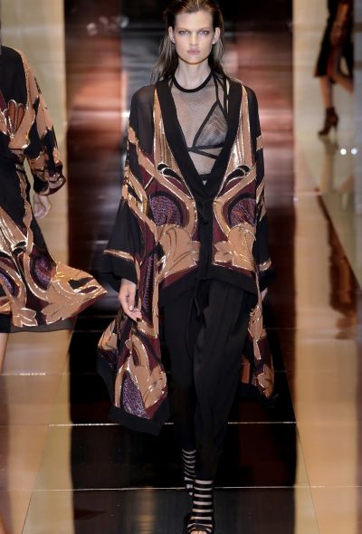 Gucci Art Nouveau Kaftan & Mesh Bralette, S/S 2014 - 2