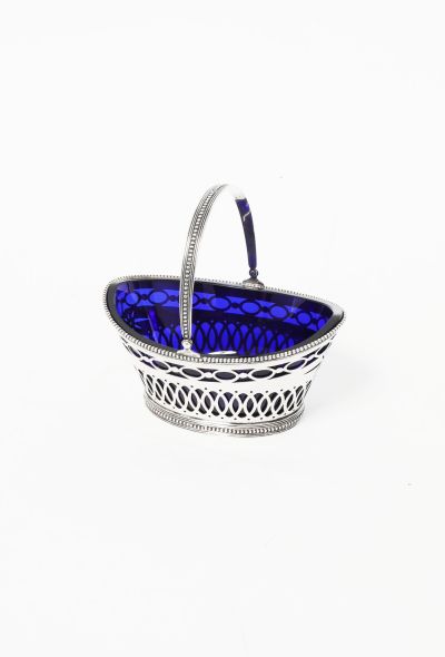                                         &#039;30s Silver Cobalt Mini Basket-2