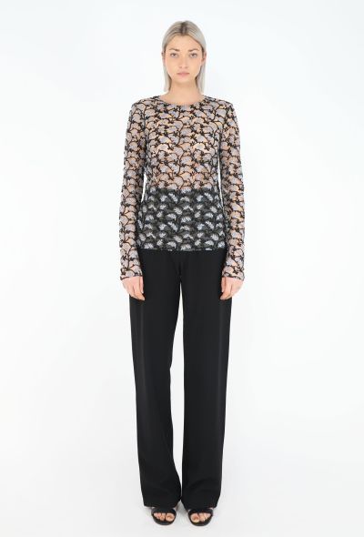 Dior Pre-Fall 2016 Embroidered Mesh Top - 2