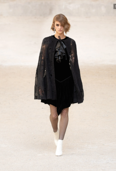 Chanel Crochet Emblem Cape, Resort 2022 - 2