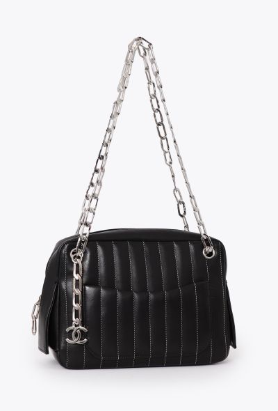 Chanel Black Mini Mademoiselle Camera - 2 Chanel Black Mini Mademoiselle Camera - 2