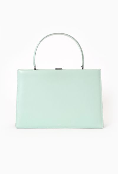 Céline S/S 2017 Blue Medium Clasp Bag - 1 Céline S/S 2017 Blue Medium Clasp Bag - 1