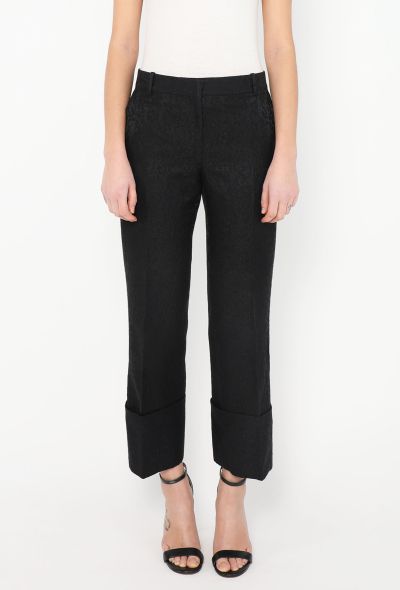 Céline S/S 2012 Floral Jacquard Trousers - 1 Céline S/S 2012 Floral Jacquard Trousers - 1
