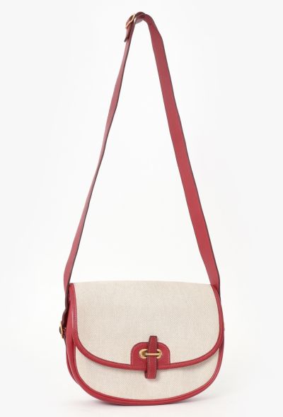 Hermès Toile H & Red Courchevel Balle De Golf - 2 Hermès Toile H & Red Courchevel Balle De Golf - 2