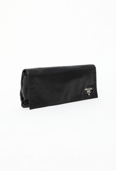 Prada Black Nappa Clutch - 2 Prada Black Nappa Clutch - 2