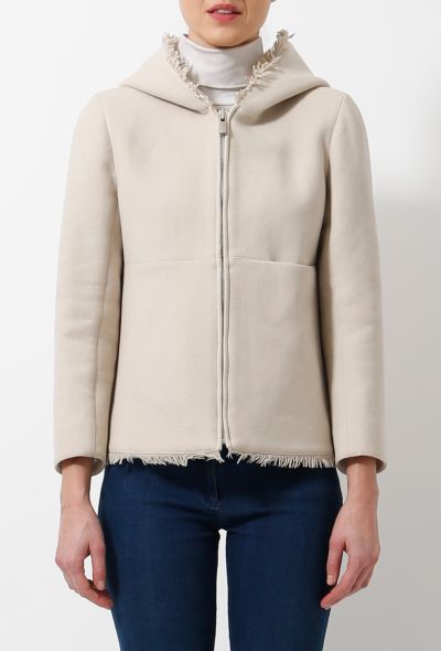                            Wool Fringe Jacket - 1