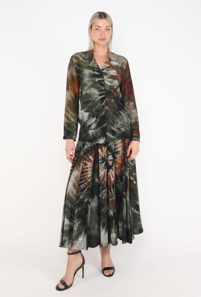 Valentino Tie-Dye Printed Skirt Ensemble, S/S 2016 - 1