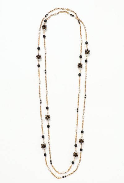                                         '70s Strass Fantasy Pearl Sautoir-1