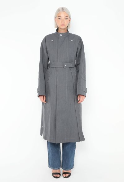 Bottega Veneta 2024 Belted Gabardine Trench - 1 Bottega Veneta 2024 Belted Gabardine Trench - 1