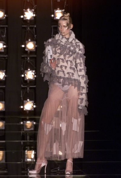 Dior ICONIC F/W 2000 Silk Ribbon Mohair Sweater - 2