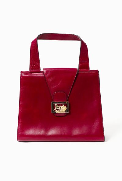                             - Vintage Céline Calèche Top-Handle Bag