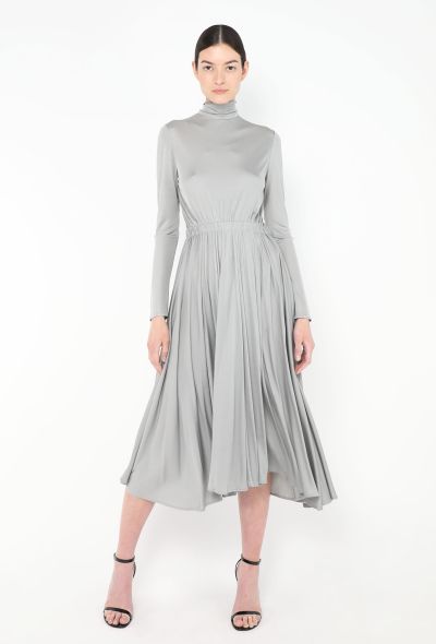 Valentino 2022 Silk Pleated Midi Dress - 1 Valentino 2022 Silk Pleated Midi Dress - 1