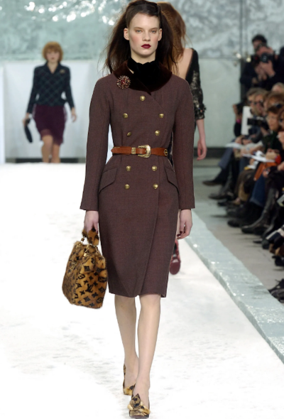 Louis Vuitton F/W 2004 Velvet Collar Coat - 2