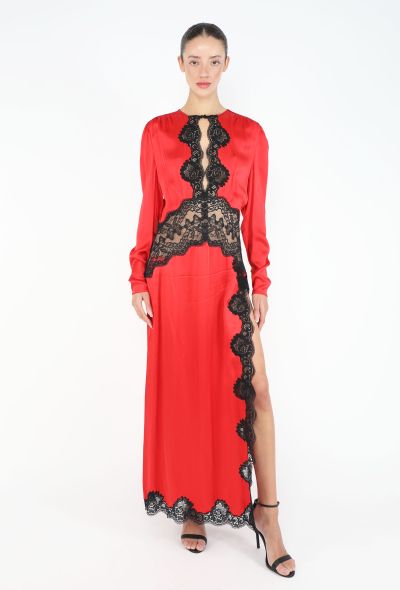 Alessandra Rich F/W 2016 Lace Trim Dress - 1