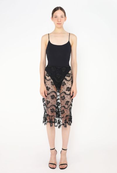 Chloé Vintage Floral Lace Skirt - 1 Chloé Vintage Floral Lace Skirt - 1