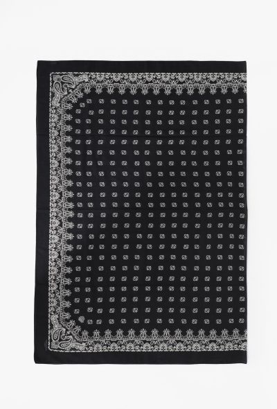 Saint Laurent Cashmere & Silk Paisley Scarf, 2015 - 1