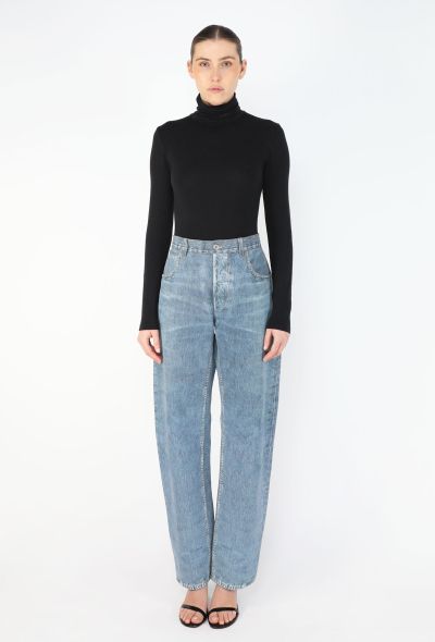 Bottega Veneta S/S 2023 Trompe l'Œil Leather Jeans - 1