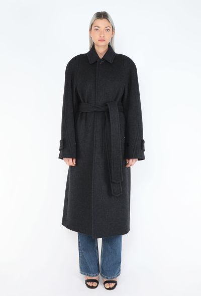 Phoebe Philo 2025 Belted Wool Car Coat - 1