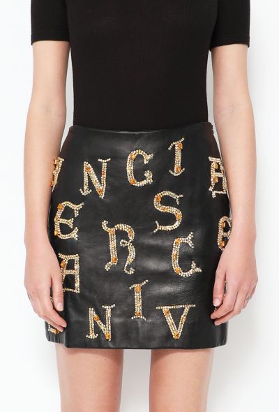 Gianni Versace COLLECTOR Atelier F/W 1997 Letter Skirt - 1 Gianni Versace COLLECTOR Atelier F/W 1997 Letter Skirt - 1