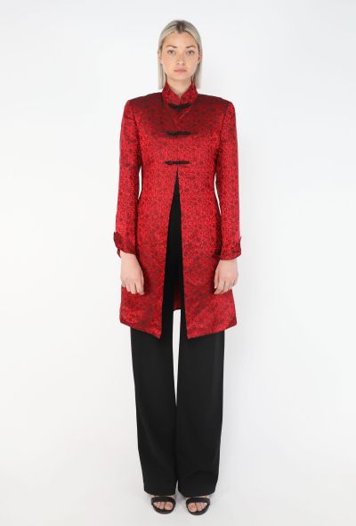 Shanghai Tang Silk Jacquard Jacket, 1990s - 1