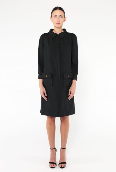 Saint Laurent Vintage Linen Shift Dress - 1
