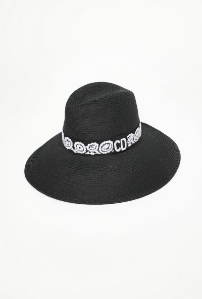 Dior Resort 2019 Embroidered Straw Hat - 1 Dior Resort 2019 Embroidered Straw Hat - 1
