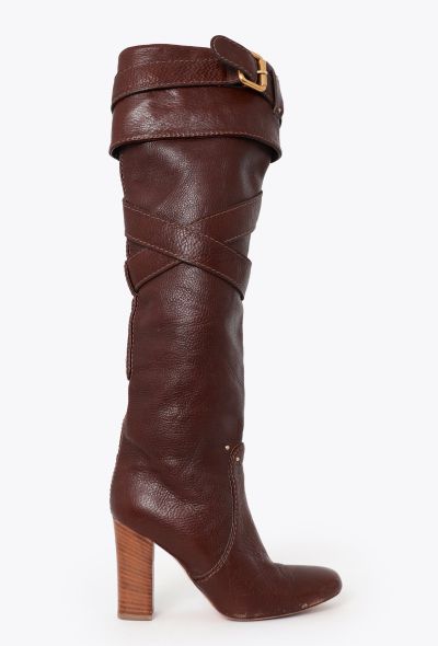 Chloé 2005 Paddington Leather Knee Boots - 1 Chloé 2005 Paddington Leather Knee Boots - 1