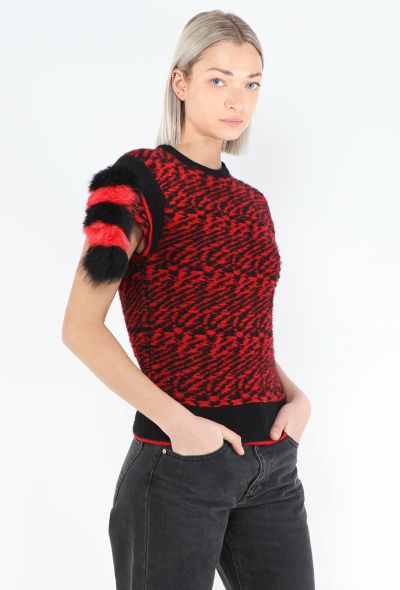 Balenciaga Le Dix F/W 2000 Cashmere Foxtail Sweater - 1