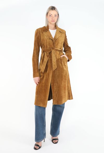 Céline 2014 Suede Belted Trench - 1
