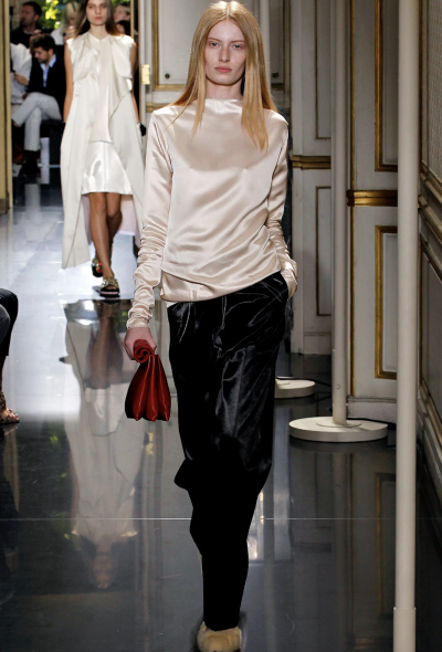 Céline S/S 2013 Iridescent Charmeuse Top - 2