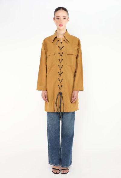 Saint Laurent 1990 Lace-Up Saharan Tunic - 2