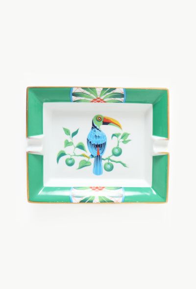 Hermès Vintage Porcelain Toucan Ashtray - 1