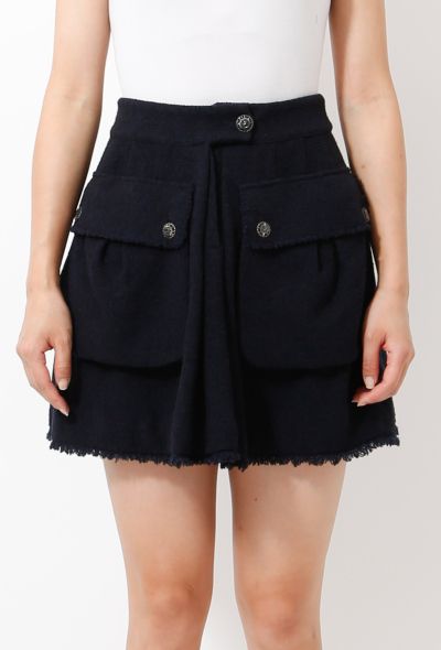                             Classic Tweed Flared Skirt - 2