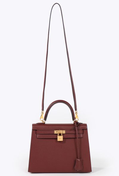 Hermès Rouge H Epsom Kelly Sellier 25 - 2 Hermès Rouge H Epsom Kelly Sellier 25 - 2