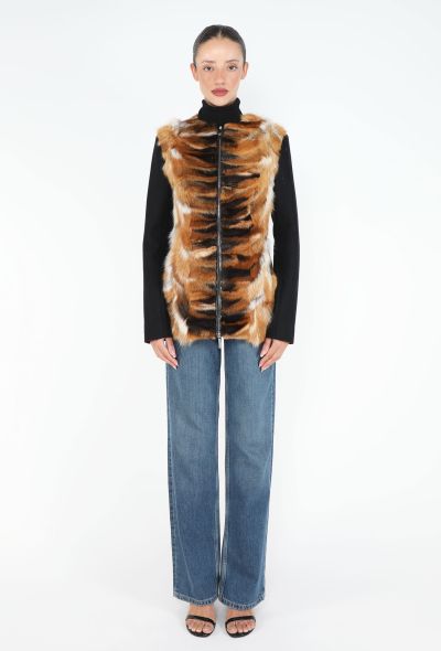 The Row 2011 Fox Fur Knit Jacket - 2