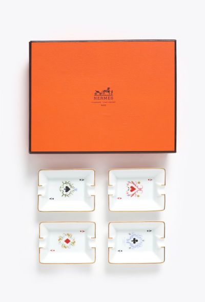 Hermès Bridge Porcelain Ashtray Set - 2 Hermès Bridge Porcelain Ashtray Set - 2