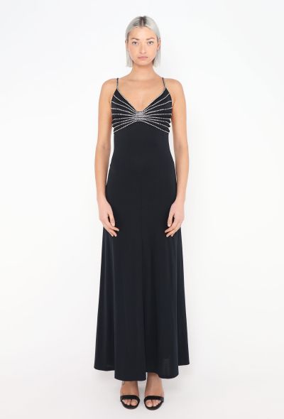 Azzaro STUNNING 1978 Strass Open-Back Gown - 1