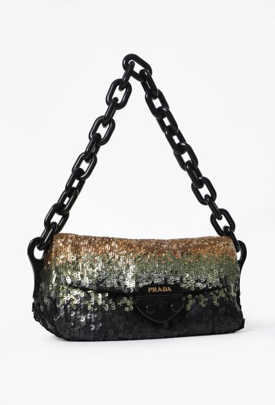 Prada Small Sequin Dégradé Shoulder Bag - 2
