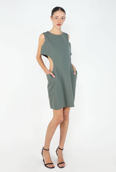 Yohji Yamamoto RARE 1989 Cut-out Tabard Dress - 2