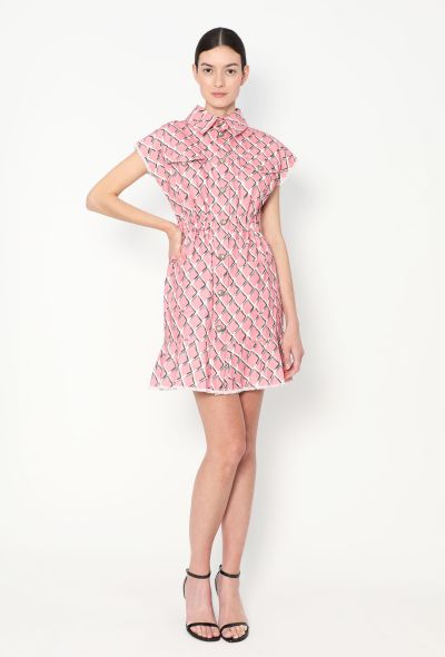 Chanel 2018 Graphic Denim 'CC' Dress - 1 Chanel 2018 Graphic Denim 'CC' Dress - 1