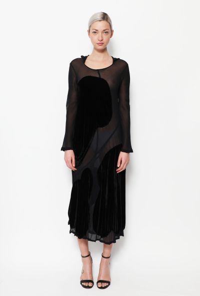                                         Velvet Patchwork Dress-1