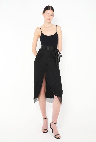 Zandra Rhodes Rare '70s Draped Chiffon Wrap Skirt - 1 Zandra Rhodes Rare '70s Draped Chiffon Wrap Skirt - 1