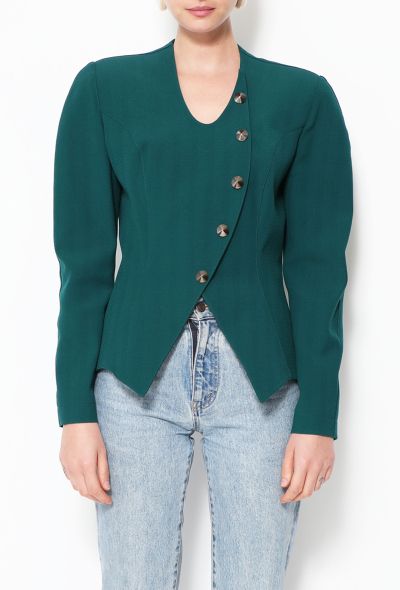                                         '80s Cinched Asymmetrical Jacket-1