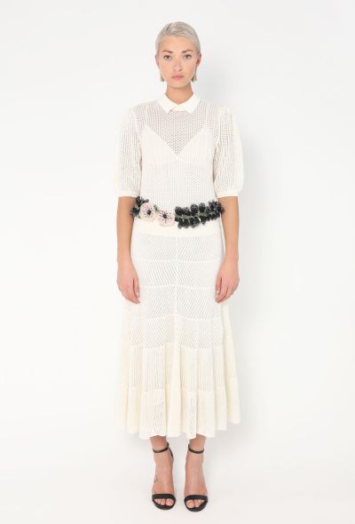 Valentino Resort 2015 Belted Pointelle Dress - 1 Valentino Resort 2015 Belted Pointelle Dress - 1