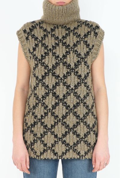 Chanel CAMPAIGN F/W 2015 Mohair Turtleneck Vest - 1