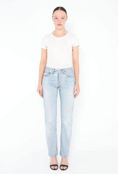 Levi's Distressed Tapered 501 Jeans - 1 Levi's Distressed Tapered 501 Jeans - 1