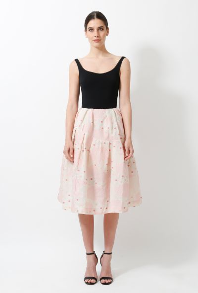                             Simone Rocha Jacquard Floral Skirt - 1