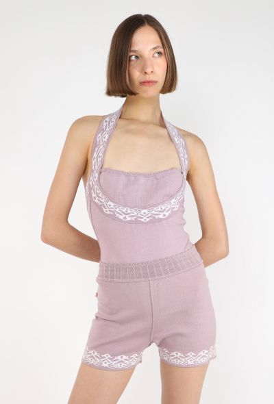 Alaïa Open-Back Halter Set, S/S 1992 - 1