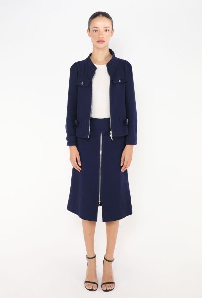 Courrèges '70s Utility Zip Skirt Ensemble - 2